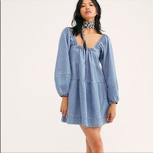 Free people denim dress